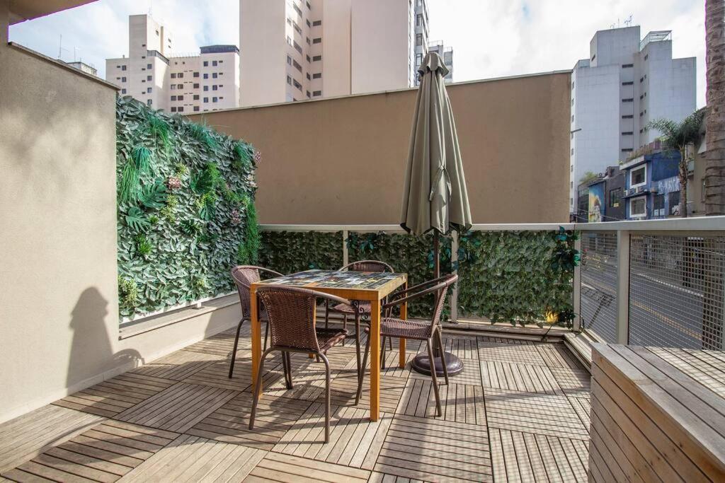Bhomy Paulista Com Varanda Na Rua Augusta Au101 São Paulo Exteriér fotografie